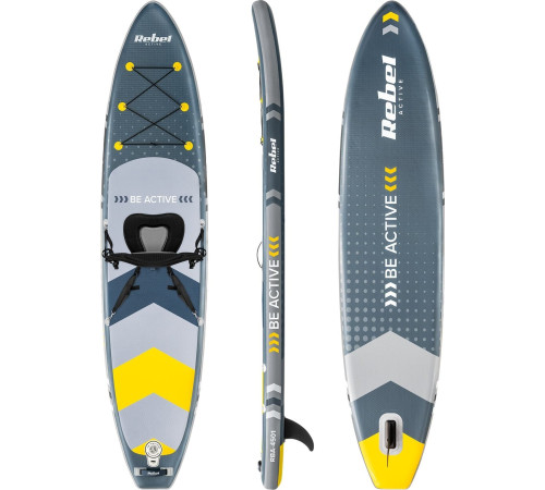 Надувна SUP дошка (Сапборд) Rebel ACTIVE RBA4501 350 Надувна SUP дошка (Сапборд) Rebel ACTIVE RBA4501 350