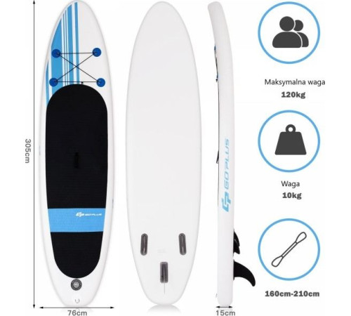 Надувна SUP дошка (Сапборд) Costway SP37467-M 305 см Надувна SUP дошка (Сапборд) Costway SP37467-M 305 см