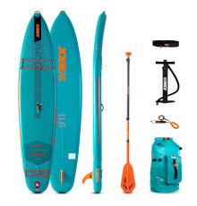 Надувна SUP дошка (Сапборд) JOBE Aero Duna 11.6 350 бірюзово-помаранчева