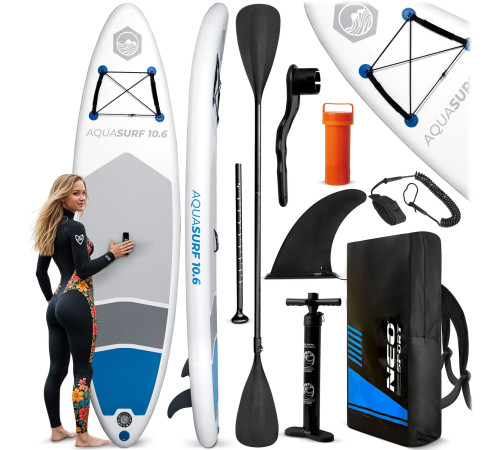 Надувна SUP дошка (Сапборд) Neo-Sport 170200 Aquasurf 320 Надувна SUP дошка (Сапборд) Neo-Sport 170200 Aquasurf 320