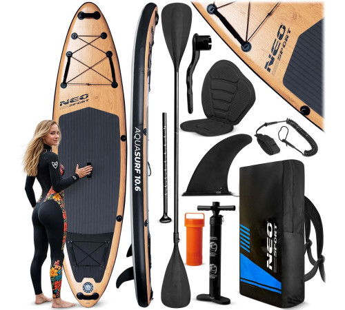 Надувна SUP дошка (Сапборд) Neo-Sport 170202 Aquasurf 320 Надувна SUP дошка (Сапборд) Neo-Sport 170202 Aquasurf 320
