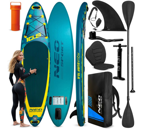 Надувна SUP дошка (Сапборд) Neo-Sport 170203 Aquasurf 320 Надувна SUP дошка (Сапборд) Neo-Sport 170203 Aquasurf 320
