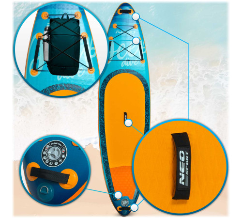 Надувна SUP дошка (Сапборд) Neo-Sport 170204 Aquasurf 320 Надувна SUP дошка (Сапборд) Neo-Sport 170204 Aquasurf 320