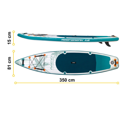 Надувна SUP дошка (Сапборд) Neo-Sport 170305 Reefbreak 350 Надувна SUP дошка (Сапборд) Neo-Sport 170305 Reefbreak 350
