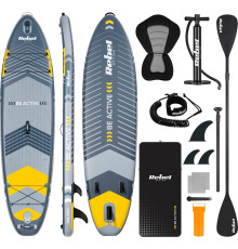 Надувна SUP дошка (Сапборд) REBEL ACTIVE RBA-4507 335 сіро-жовта