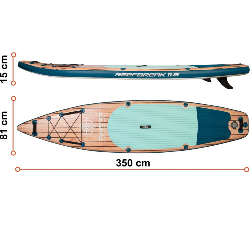 Надувна SUP дошка (Сапборд) Neo-Sport 170304 Reefbreak 350 Надувна SUP дошка (Сапборд) Neo-Sport 170304 Reefbreak 350
