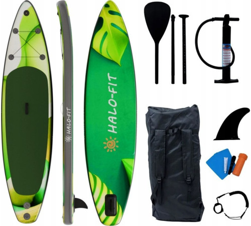 Надувна SUP дошка (Сапборд) Halo-Fit SUP11 335 зелена Надувна SUP дошка (Сапборд) Halo-Fit SUP11 335 зелена
