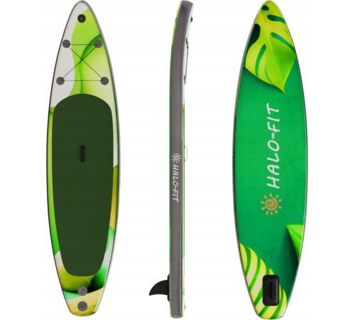 Надувна SUP дошка (Сапборд) Halo-Fit SUP11 335 зелена Надувна SUP дошка (Сапборд) Halo-Fit SUP11 335 зелена