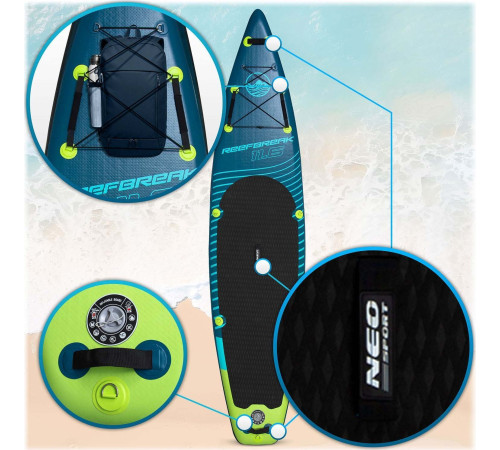 Надувна SUP дошка (Сапборд) NeoSport 170300 Reefbreak 350 Надувна SUP дошка (Сапборд) NeoSport 170300 Reefbreak 350