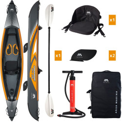 Надувна байдарка Aqua Marina Tomahawk Air-K 375 + весло КП-1