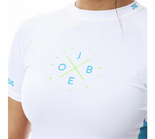 Жіноча футболка для водних видів спорту Jobe Rashguard - розмір L / білий Жіноча футболка для водних видів спорту Jobe Rashguard - розмір L / білий