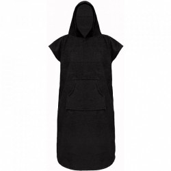 Махрове пончо з капюшоном Agama Poncho Extra Dry - чорний/S/M