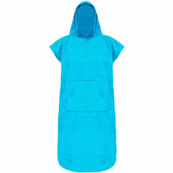  Махрове пончо з капюшоном Agama Poncho Extra Dry - бірюзовий/L/XL