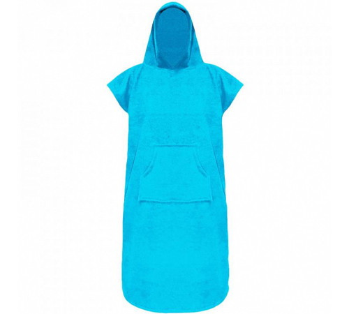 Махрове пончо з капюшоном Agama Poncho Extra Dry - бірюзовий/L/XL