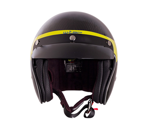 Мотоциклетний шолом W-TEC Vacabro - розмір L(59-60) / блискучий вуглець