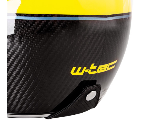 Мотоциклетний шолом W-TEC Vacabro - розмір L(59-60) / блискучий вуглець