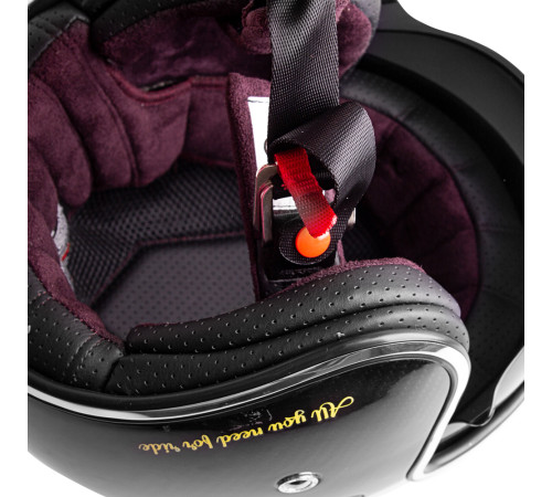 Мотоциклетний шолом W-TEC Vacabro - розмір L(59-60) / блискучий вуглець
