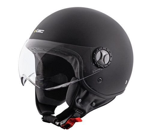 Шолом для скутера W-TEC FS-701MB Matt Black - Чорний / М (57-58)