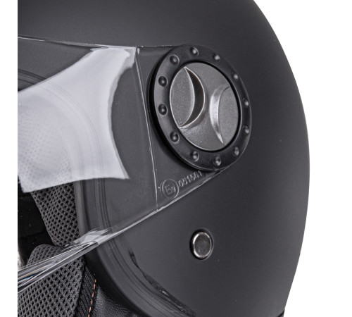 Шолом для скутера W-TEC FS-701MB Matt Black - Чорний / М (57-58)