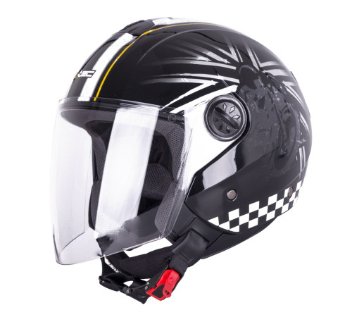 Шолом з відкритим обличчям W-TEC FS-715B Union Black - чорний / S (55-56) Шолом з відкритим обличчям W-TEC FS-715B Union Black - чорний / S (55-56)
