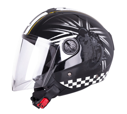 Шолом з відкритим обличчям W-TEC FS-715B Union Black - чорний / S (55-56) Шолом з відкритим обличчям W-TEC FS-715B Union Black - чорний / S (55-56)