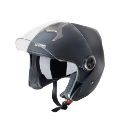  Мотоциклетний шолом з козирком W-TEC YM-623 - розмір XXL (63-64) / матово коричнево-чорний