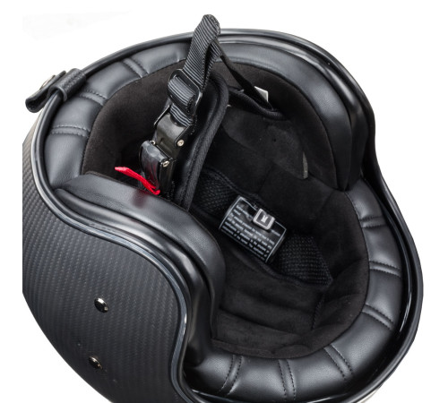 Мотоциклетний шолом W-TEC Angeric Matt Carbon - чорний / XL (61-62) Мотоциклетний шолом W-TEC Angeric Matt Carbon - чорний / XL (61-62)