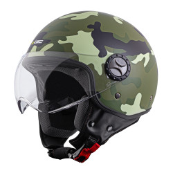Шолом для скутера ARMY W-TEC FS-701C Camo - Камуфляж / XS (53-54)