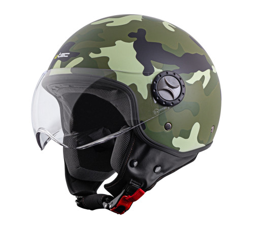 Шолом для скутера ARMY W-TEC FS-701C Camo - Камуфляж / XS (53-54)