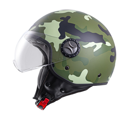 Шолом для скутера ARMY W-TEC FS-701C Camo - Камуфляж / XS (53-54)