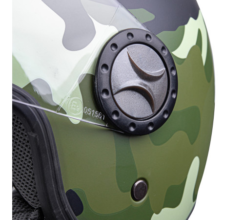 Шолом для скутера ARMY W-TEC FS-701C Camo - Камуфляж / XS (53-54)