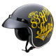 Мотоциклетний шолом W-TEC Café Racer чорно-жовтий XS (53-54)