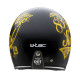 Мотоциклетний шолом W-TEC Café Racer чорно-жовтий XS (53-54)