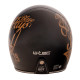 Мотоциклетний шолом W-TEC Café Racer чорно-коричневий XS (53-54)