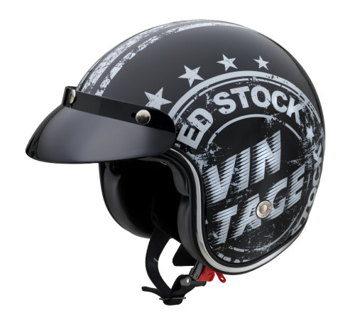 Мотоциклетний шолом W-TEC Café Racer чорний XS (53-54) Мотоциклетний шолом W-TEC Café Racer чорний XS (53-54)