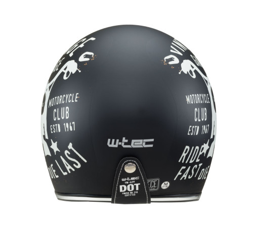 Мотоциклетний шолом W-TEC Café Racer чорний XS (53-54) Мотоциклетний шолом W-TEC Café Racer чорний XS (53-54)
