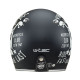 Мотоциклетний шолом W-TEC Café Racer чорний XS (53-54)