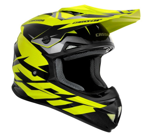 Шолом для мотокросу Cassida Cross Cup Two жовтий XL (61-62)