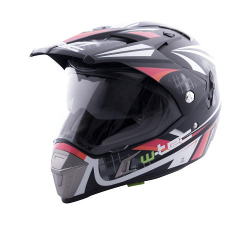 Мотоциклетний шолом W-TEC NK-311 enduro + BLENDA 2019 - розмір M(57-58) / чорний апельсин Мотоциклетний шолом W-TEC NK-311 enduro + BLENDA 2019 - розмір M(57-58) / чорний апельсин