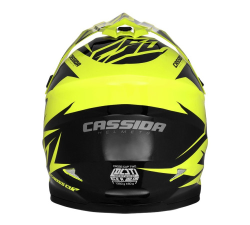 Шолом для мотокросу Cassida Cross Cup Two жовтий S(55-56)