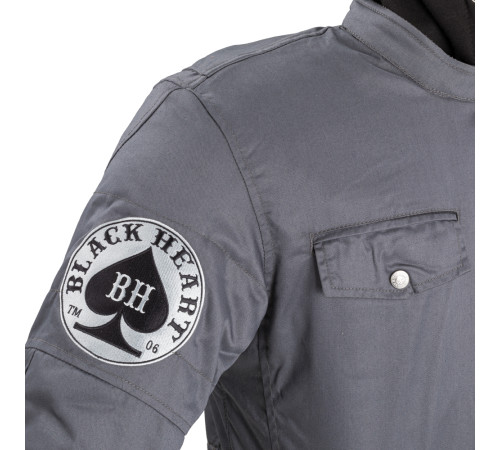 Чоловіча мотокуртка W-TEC Black Heart Garage Built Jacket - сірий/3XL Чоловіча мотокуртка W-TEC Black Heart Garage Built Jacket - сірий/3XL