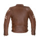 Чоловіча шкіряна куртка W-TEC Milano - коричневий / 5XL