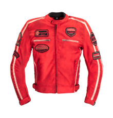 Чоловіча мотокуртка W-TEC Patriot Red - розмір 6XL