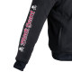 Чоловічий світшот з капюшоном W-TEC Black Heart Vintage Iron - чорний/5XL