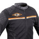 Чоловіча літня мото-куртка W-TEC 2Stripe - чорний / 4XL