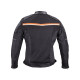Чоловіча літня мото-куртка W-TEC 2Stripe - чорний / 5XL