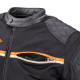 Чоловіча літня мото-куртка W-TEC 2Stripe - чорний / 5XL