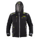 Чоловіча мото-куртка з капюшоном Softshell W-TEC Kybero - розмір 6XL / чорний