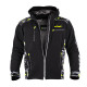 Чоловіча мото-куртка з капюшоном Softshell W-TEC Kybero - розмір 6XL / чорний