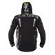 Чоловіча мото-куртка з капюшоном Softshell W-TEC Kybero - розмір 6XL / чорний